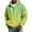 219#Green, variant on 2026 New Mens Quarter Zip Waffle Hoodie Sweatshirt Casual Gradient Long Sleeve Knit Tops Drawstring Pullover Tops Orange L