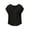 CC23-Black, variant on Pajama Tops Women Cap Short Sleeve Loose Fit Sleep Shirts Summer Casual Lightweight Breathable Lounge Blouse Coffee XL
