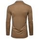 thumbnail image 1 of Hombres Sin bolsillos Cárdigan sólido Turndown Chal casual Chaqueta suelta Slim Fit Pompotops  oipoqjl21563, 1 of 4