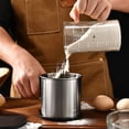 thumbnail image 4 of HBFAGFB Stainless Steel Double Flour Sieve Powdered Sugar Shaker with Base Cover, Single Hand Mill, 4 of 6
