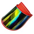 thumbnail image 3 of Chapeau Visières pour Protection UV, Visière Visière pour Femmes Hommes Randonnée Rouge, 3 of 6