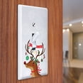thumbnail image 3 of WIRESTER 1-Gang Toggle Wall Plate/Switch Plate Cover, Christmas Design Pattern Snowflake Reindeer Merry Xmas, 3 of 6