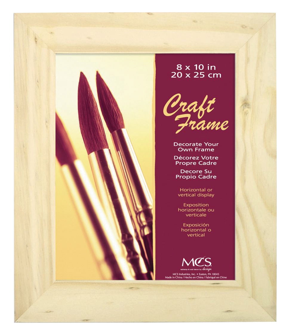 MCS Wood Craft Frame, 8 x 10 Inches