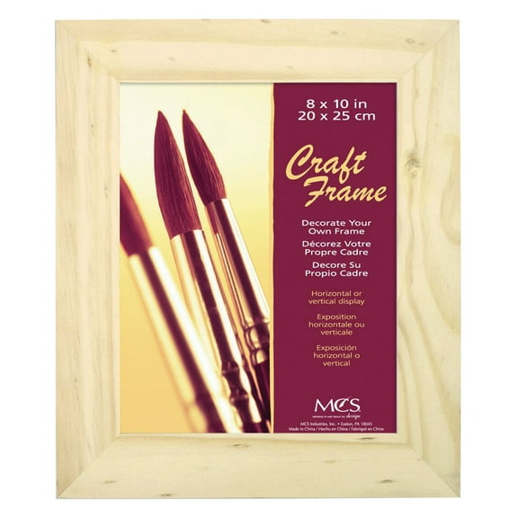 MCS Wood Craft Frame, 8 x 10 Inches
