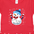thumbnail image 3 of Inktastic Holiday Snowman Gift Baby Girl Dress, 3 of 4