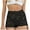Black-17, variant on REALiKUN Women's Tie Front High Waist Crochet Short Beach Skirt Swimsuit Cover Up Navy M