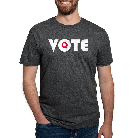 CafePress - Vote Red Mens Tri Blend T Shirt - Mens Tri-blend T-Shirt