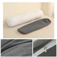 thumbnail image 6 of Zznnkj Cylinder Pillow with Pillowcase, Round Memory Foam Support Pillows, Cervical Neck Roll Pillow, Soft and Breathable for Sleeping, Chair, Car, Sofa, Travel, 24*6 Inch, 6 of 6
