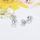 thumbnail image 5 of ER Bola de cristal brillante Simple Exquisite S925 Silver Post Gi para mujer brillar Electrónica, 5 of 5