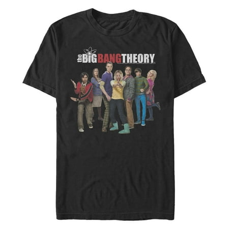 Men S The Big Bang Theory Main Characters Graphic T-Shirt