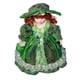 thumbnail image 5 of Muñeca femenina de porcelana victoriana Yuarrent decoración del hogar verde, 5 of 6