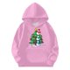thumbnail image 3 of Sudadera con capucha para niñas y niños, sudadera de manga larga con cuello redondo y estampado de moda, jersey con bolsillo, sudadera de poliéster para niñas, 3 of 8
