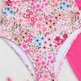 thumbnail image 5 of MEZZALL Children Swimsuit Girls Swimwear Two Piece Floral Print Tankini With Skirted Bottom Kids Summer Beach Bathing Cute Bathing Suit Beachwear, 5 of 8