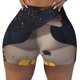 thumbnail image 2 of Balery Elegant Lady With Hat Pantalones cortos de entrenamiento estampados para mujer, sin costuras, ajustados, para gimnasio, yoga, correr, deportes, ejercicio activo, fitness.-XX-Large, 2 of 8