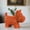 Orange, variant on Strath Standing Welsh Terrier Figurine – Realistic Dog Statue, Handcrafted Collectible Home Decor, Terrier Dog Showpiece, Gift for Dog Lovers-Orange