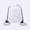 White, variant on Gumesh Polyester Drawstring Ball Bag – Lightweight Sports Sack for Soccer, Basketball, Volleyball, Durable Carry Backpack(White)
