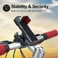thumbnail image 3 of Fashionable Bike Cell Phone Mount ABS+Silicone, Adjustable, Fits 5.2-7.1 inch Phones for Handlebar Mounting, 3 of 10