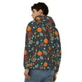thumbnail image 4 of Goofa Autumn with Pumpkins Pattern Mens Full-zip Hoodie, Zip-up Pullover Hooded Sweatshirt, Kangaroo Pocket Hoodie Ideal for Daily Wear, Travel, and Home-Medium, 4 of 5