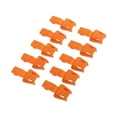 thumbnail image 2 of xinxixnxx 10 Pcs Extraction à Fermeture Éclair en Plastique pour Cordon de 3-4mm Orange, 2 of 8