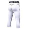thumbnail image 2 of Men's Compression Quick Dry Tights Capri Pants Running Yoga Leggings, 2 of 2