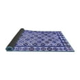 thumbnail image 2 of Ahgly Company Indoor Rectangle Abstract Blue Modern Area Rugs, 8' x 10', 2 of 4