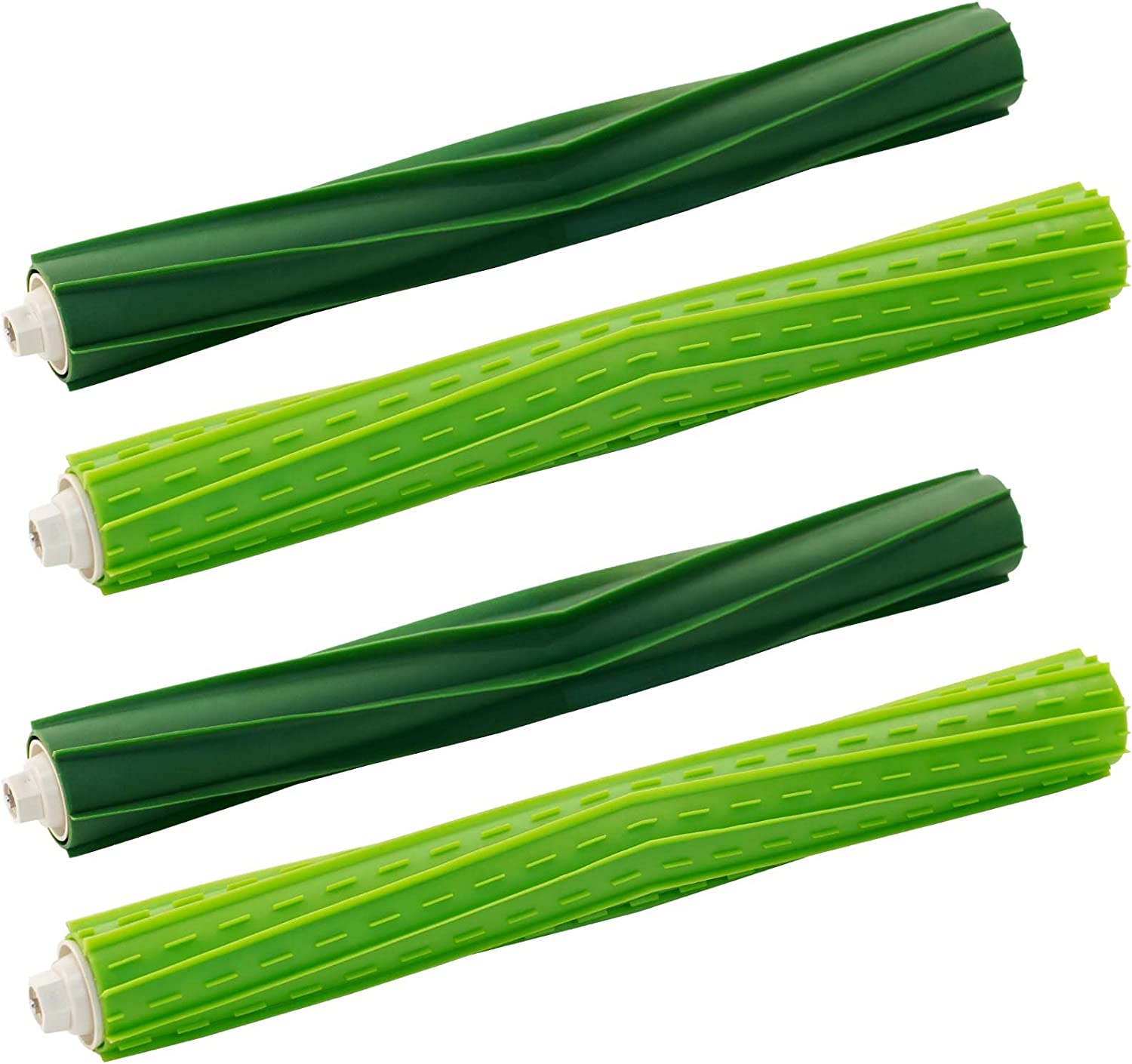 PP HOME 2 Sets Dual MultiSurface Rubber Brushes, Replacement Parts for