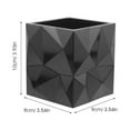 thumbnail image 2 of HEALEEP 1Set Pencil Cup Black Resin For Office Desktop 10.00X9.00X9.00Cm, 2 of 8