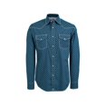 thumbnail image 1 of Camisa Vaquera Wrangler De Hombre 98B azul CH, 1 of 6