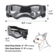 thumbnail image 3 of Gafas para perros PETLESO para razas pequeñas con protección UV, 3 of 5