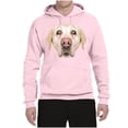 thumbnail image 2 of Wild Bobby, Golden Retriever Cute Gift, Dog Lover, Unisex Graphic Hoodie Sweatshirt, Light Pink, Large, 2 of 4