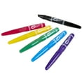 thumbnail image 5 of Crayola Erasable Poster Markers, Poster Board Markers, 6 Ct, School Supplies for Teens, Arts & Crafts Supplies, Gift, 5 of 5
