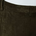 thumbnail image 6 of Men's Haggar Classic-Fit Stretch Expandable Waistband Corduroy Pants Military Green, 6 of 6