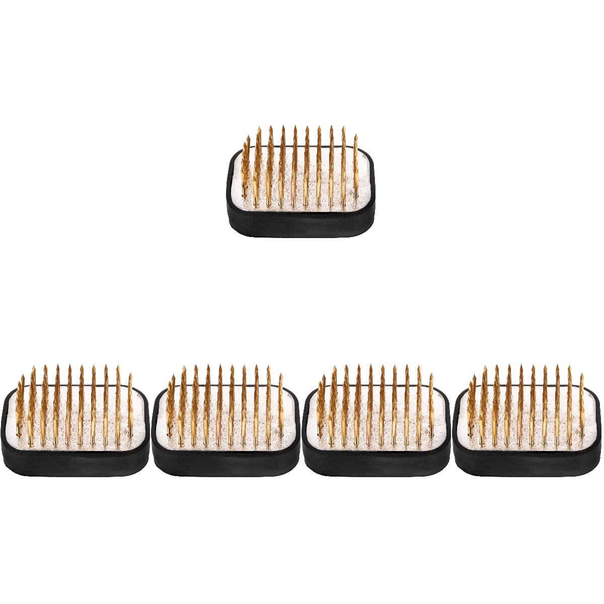 OUNONA 5-Pack Flower Arrangement Holders Floral Frog Pins for Vase Pot and Flower Craft Accessories