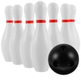 thumbnail image 4 of HLONK Interactive Bowling Toy Set  Plastic  for Kids  Indoor/Outdoor  White, 4 of 7