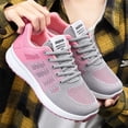 thumbnail image 2 of Domzle 12 Hour Shift Shoes For Women Slip On Wide Toe Box Walking Sneakers,Non-Slip Mesh Breathable Lightweight Sneakers,Arch Support For All-Day Standing Pink 37, 2 of 5