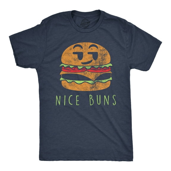 Womens Funny T Shirts Nice Buns Sarcastic Cheeseburger Graphic Novelty Tee For Ladies Womens Graphic Tees