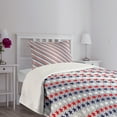 thumbnail image 5 of Ambesonne USA Quilted Bedspread Set 2 Pcs, Patriotic Western Salute, Twin Size, Grey Indigo Red, 5 of 6