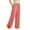 Pink, variant on ZZwxWA Linen Pants for Girls Kids High Waisted Wide Leg Capri Elastic Waist Casual Beach Flowy Cropped Summer Capris Pants up to 45% Off