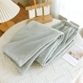 thumbnail image 4 of Nafuu Females Winter Thermal Underwear Pants Solid Color Heavy Dutys Cozy Coral Wear For Cold Weather Cute Home Thermal Wear, 4 of 4