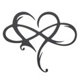 thumbnail image 2 of POINTERTECK Eternal Love Wrought Iron Decoration, 2 of 7