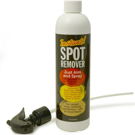 Instant Spot Remover for carpet, clothes, vinyl, upholstery. Stain remover for wine, coffee, blood, stains more.
