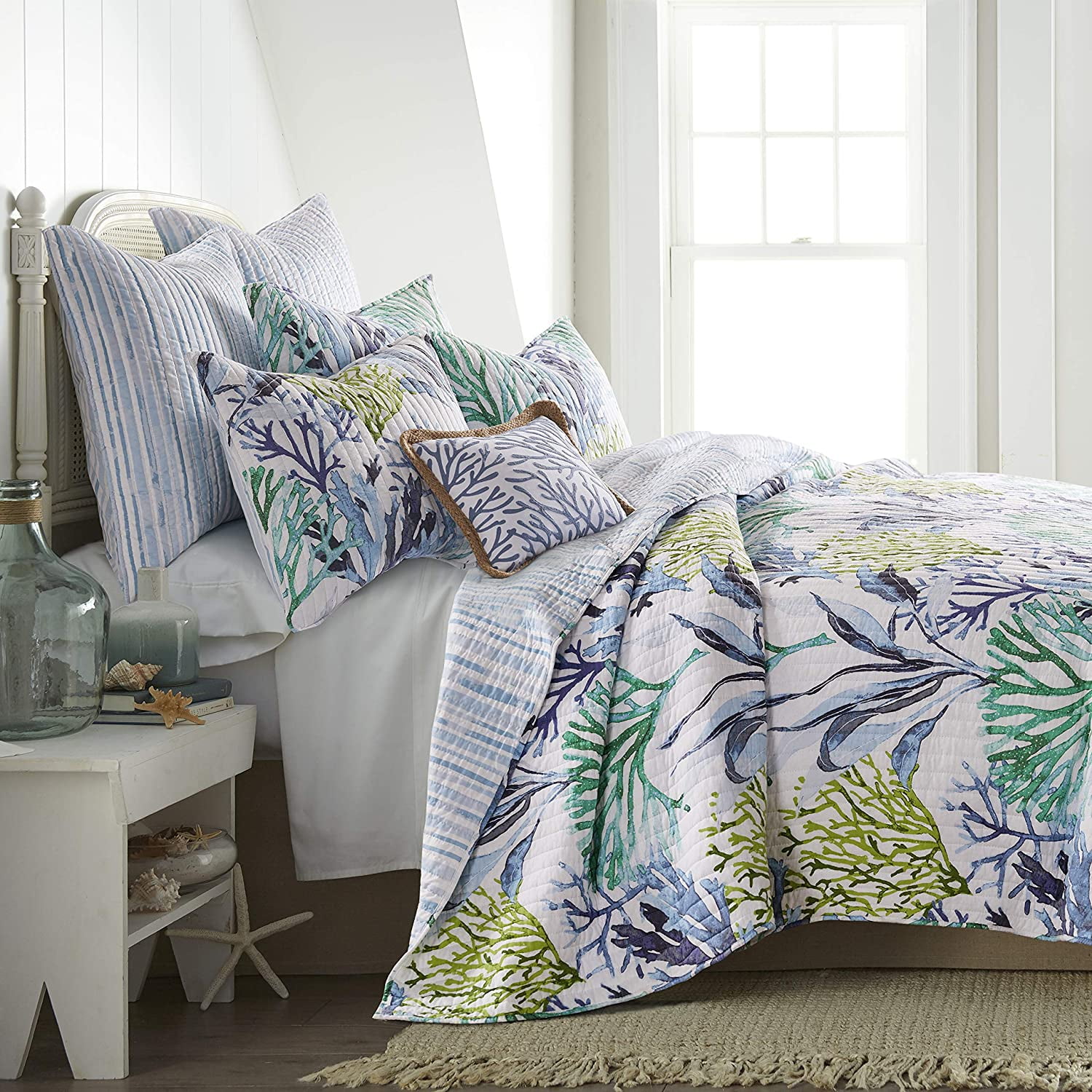 Levtex Home Crete Quilt Set Full/Queen Quilt + Two Standard Pillow