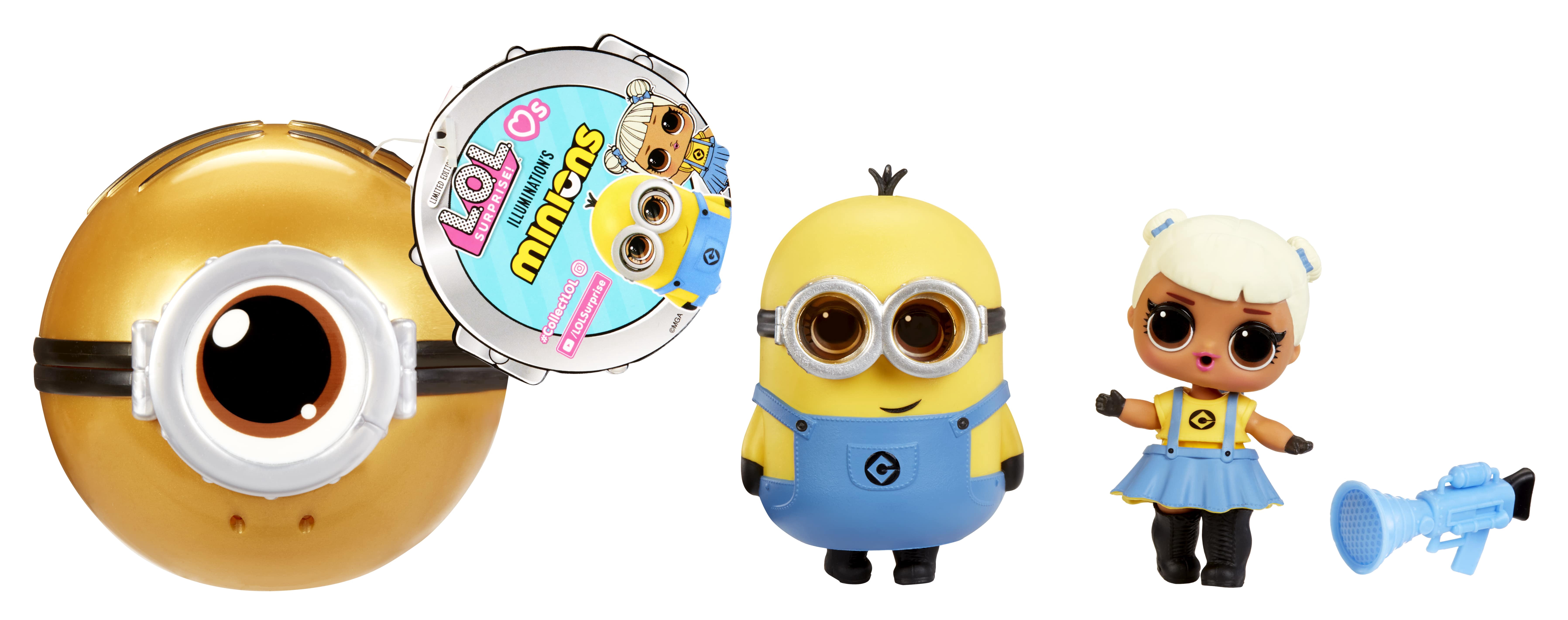 LOL Surprise Minions カプセル 5個セット L.O.L. Surprise! Loves Minions Tots, 6 Dolls, Fashions