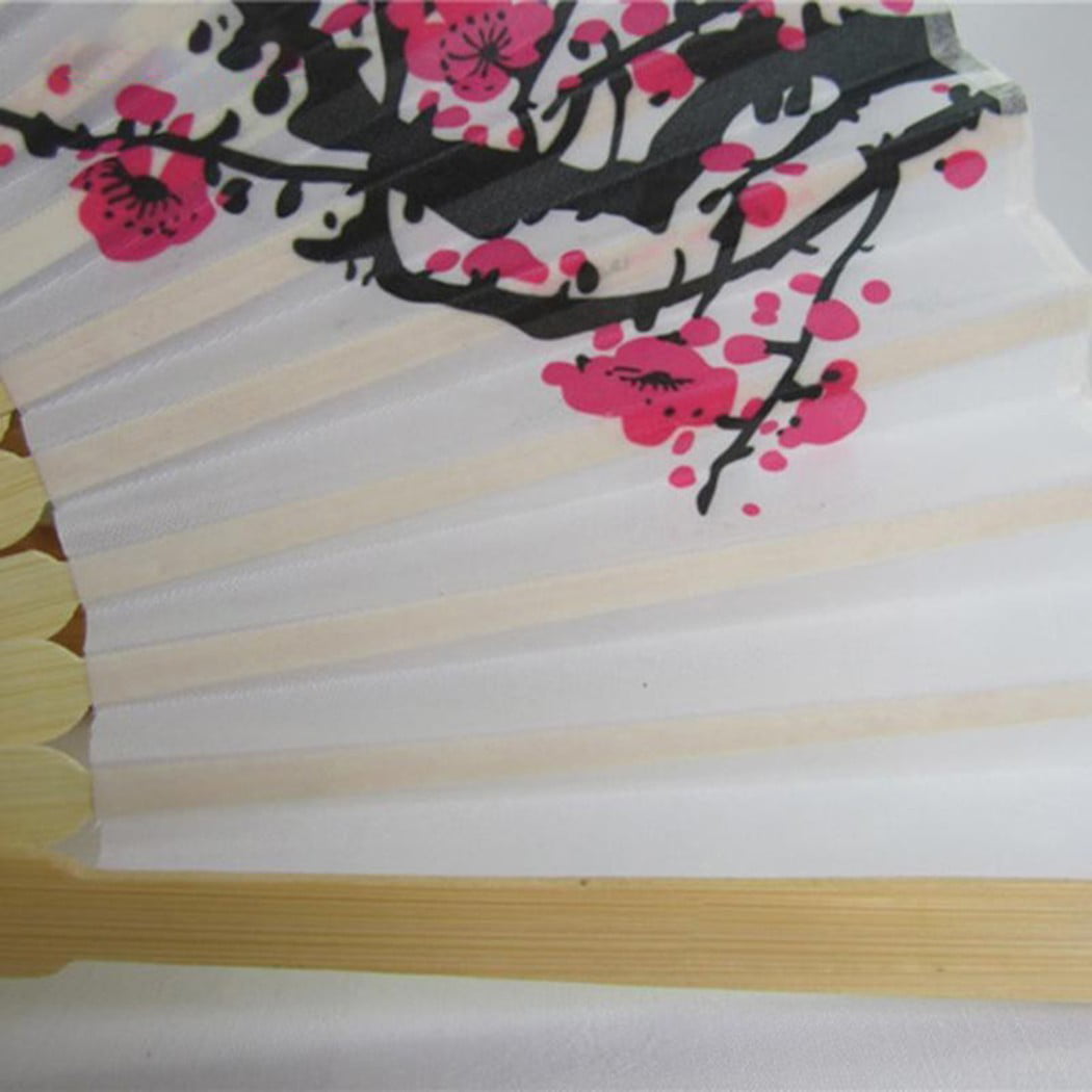 Details about   Cherry Blossom Fans Asian Wedding Favor Gift Party Reception Delicate Folding 