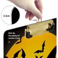 thumbnail image 4 of ZHANZZK Halloween Full Golden Moon Black Bat Clipboard Hardboard Wood Nursing Clip Board and Pull for Standard A4 Letter 13x9 inches, 4 of 5