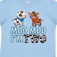 thumbnail image 4 of Inktastic Moo Moo I'm 2 with Cute Holstein Cows Boys or Girls Toddler T-Shirt, 4 of 5