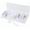 White, variant on Valentines Day Flower Gift Box I HEART U Letter Large Flower Boxes with Ribbon for Christmas, Wedding Party, Mothers Birthday Love Favors (White)
