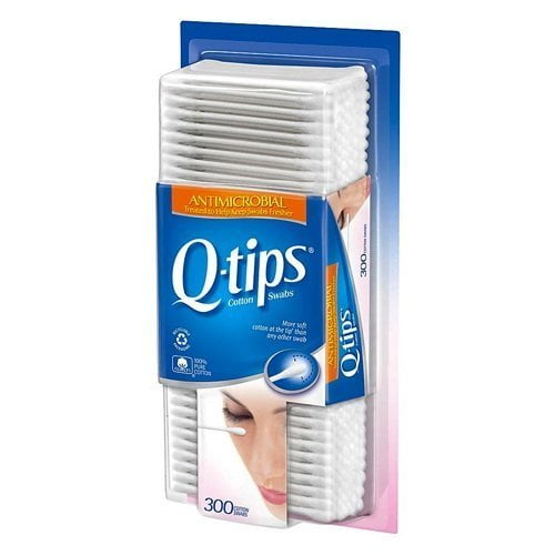 QTips Anti Microbial Cotton Swabs 300 ct