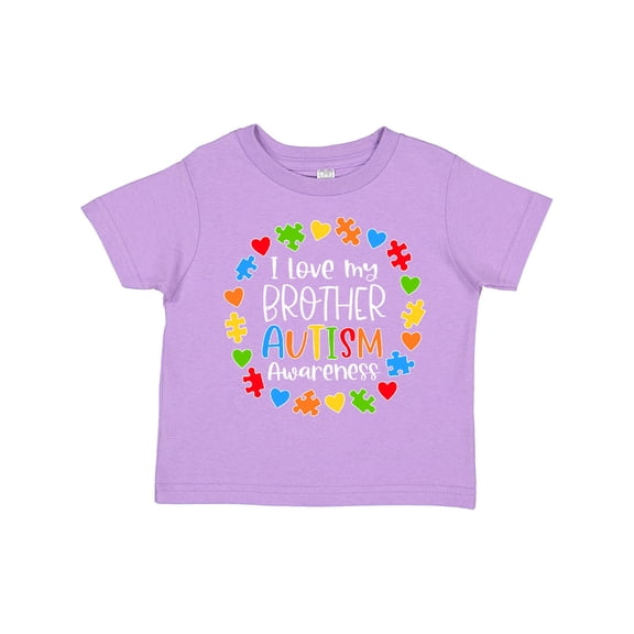 Inktastic I Love My Brother Autism Awareness Boys or Girls Toddler T-Shirt