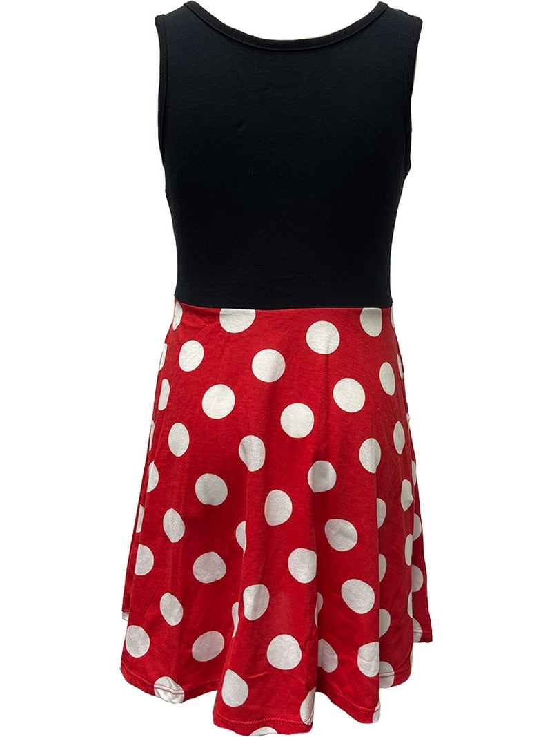 Disney Junior Minnie Mouse Polka Dots Tank Dress Adult Cosplay